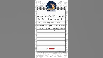 Additive Inverse #shorts