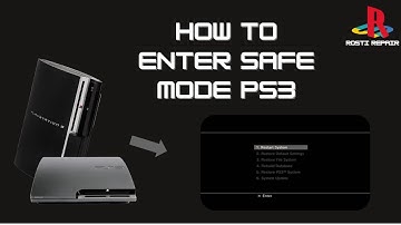 How to get into Safe Mode PlayStation 3