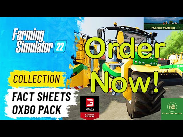 Farming Simulator 22 Reveals New Oxbo Pack On The Way