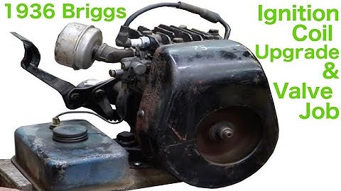 INCREDIBLE 1936 Briggs & Stratton Electronic Ignition Upgrade & Valve Job