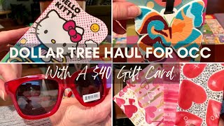 DOLLAR TREE HAUL | GIFT CARD FROM A VIEWER FOR OCC SHOEBOXES | NEW ITEMS, RESTOCKS, FAVORITES