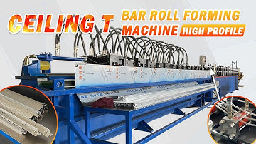 KINGREAL Metal T Bar Grid  Roll Forming Machines with high configuration