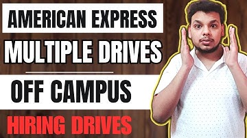 Amex , NIIT Hiring Drive | Off Campus Drive | 2025, 2024 Batch Hiring | Fresher Jobs | Latest Jobs