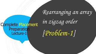 Celebrity Rearrange array in zig zag order[Solution] Wealth