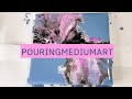 【Pouring medium art】ドライヤーを使った簡単なアート技法Acrylicpouring#fluidart#pouringmediumart#pour