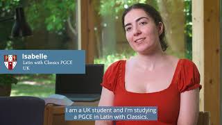 Meet our students: Isabelle - Latin with Classics PGCE | Hughes Hall