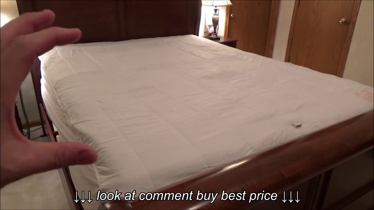 therapedic by sunbeam electric heated quilted mattress pad