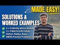 Eigenvalue & Eigenvector: Step-by-Step Solved Problems