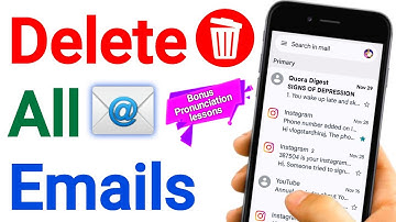 📧Hoe verwijder je al je e-mails uit de Gmail-inbox op je telefoon?