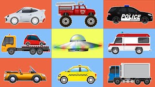 Машинки и другие виды техники - Мультик игра для детей