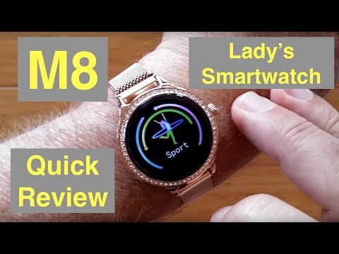 Bakeey M8 Women's Dress Fashion Fitness/Health Blood Pressure Smartwatch: Quick Overview