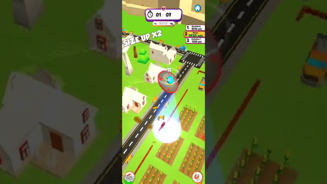 UFO io Multiplayer Game Gameplay Level 17 Size Up X 5 Level up 11 SC40595 Best Game (Android, iOS)