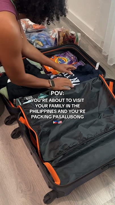 🇵🇭🎁 Packing pasalubong for my family for my trip to the #philippines #pasalubong #filipino