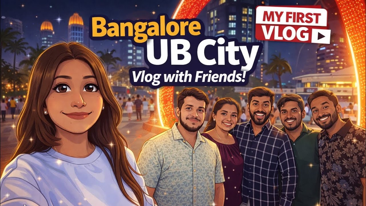 UB City Bangalore | Friends Day Out | First Vlog