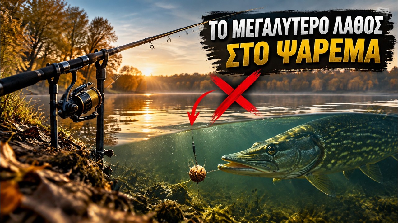 Το Μεγαλύτερο Λάθος στο Ψάρεμα: Γιατί το Ακίνητο Καλάμι Διώχνει τα Τέρατα του Φθινοπώρου!