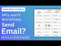 When WordPress won't send email
