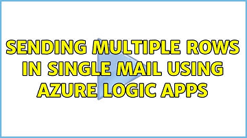Sending Multiple rows in single mail using azure logic apps