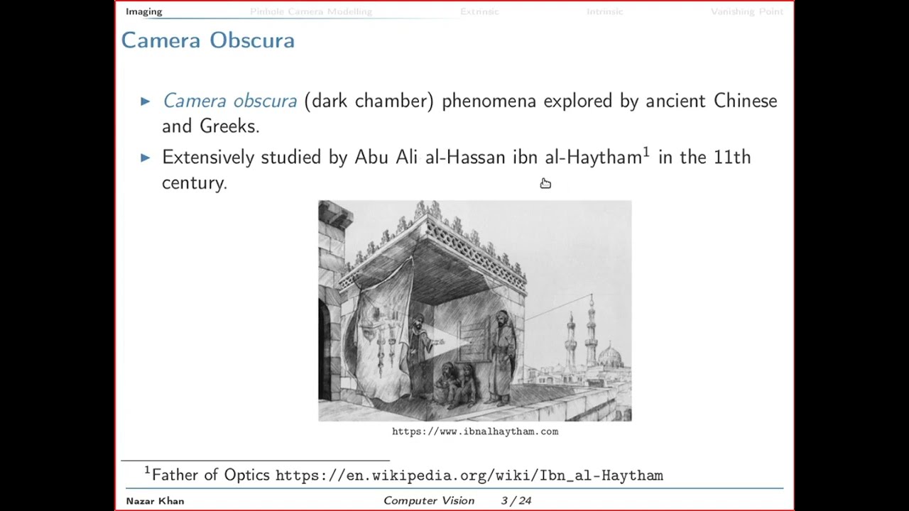 CS565 Computer Vision, Lecture 16  Camera Geometry Spring 2021 720p, h264, youtube