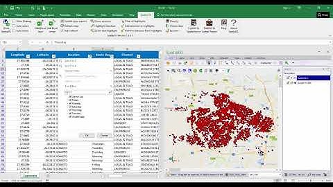 SpatialXL How to add a spreadsheet with coordinates