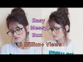 Easy Everyday Messy Bun | Hair Tutorial | Anukriti Lamaniya