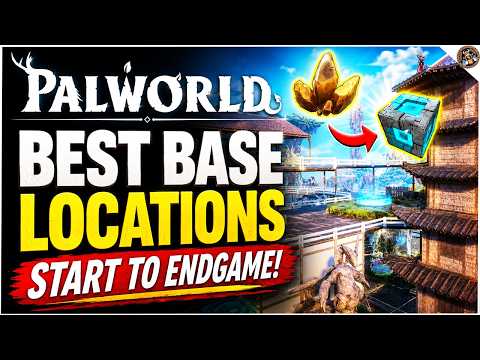 Best Base Spots from Start to Endgame in Palworld 1.0 ~STONE AGE ALL THE WAY TO ANCIENT TECH!~