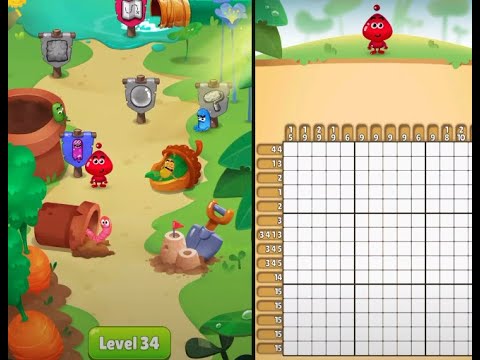 Nono Crossing Picture Nonogram - Level 34 - YouTube