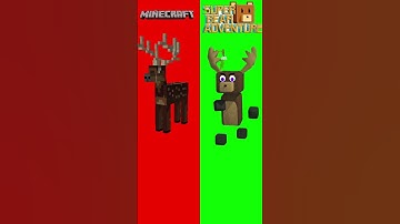 Minecraft vs Super Bear Adventure #superbearadventure #superbearadventurehighlights