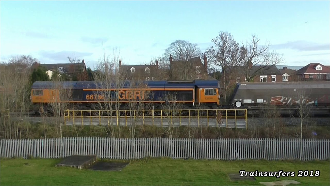 GBRf Class 66 No. 66786 on 6J56 Peak Forest - Salford Hope St on 11.12.18 - HD - YouTube