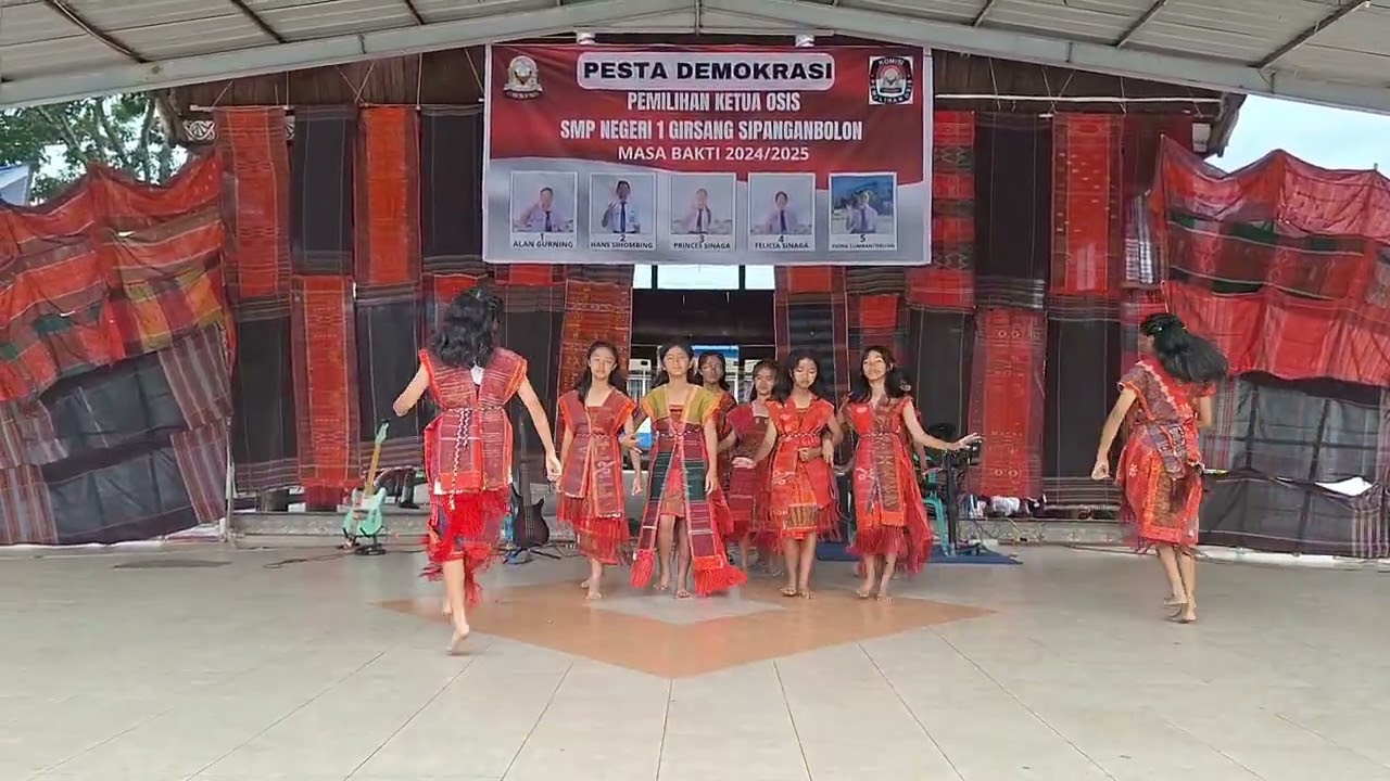 TARI HARTA TAHTA BORU NI RAJA | PESTA DEMOKRASI SMPN 1 GIRSANG SIPANGAN BOLON