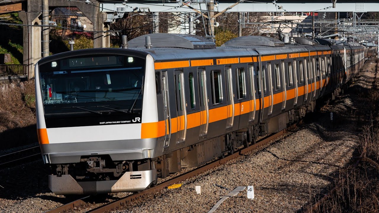[日本鉄道] JR동일본 E233계 오츠키행, 츄오본선 통과 / JR東日本 233系 - YouTube