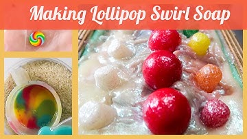 Making Lollipop Swirl Soap for the December 2020 Soap Challenge Club (shorter version)