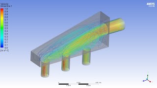 CFD Post Process of Exhaust Manifold of a Multi Cylinder Engine