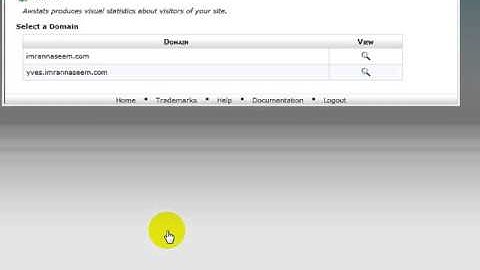 How To Check Your Stats Using Awstats