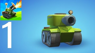 Tankhalla: Tank Arcade Game - Gameplay Walkthrough Part 1 - Tutorial (iOS, Android)