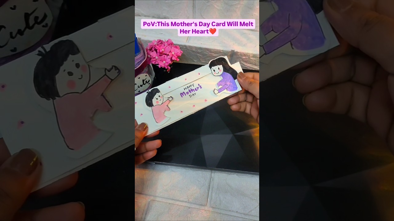 Mother's Day Card DIY | Slider Card | Papercraft 