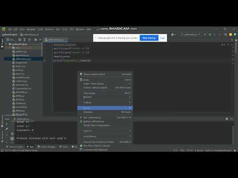 Exponent in Python Pycharm