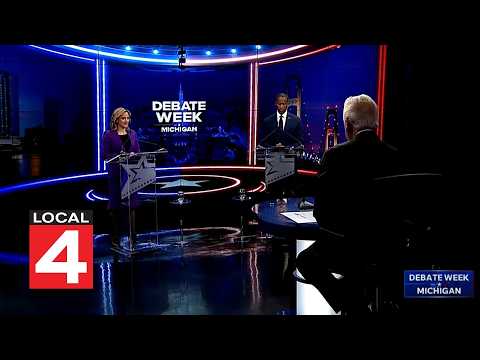 Benson, James offer contrasting visions in first Michigan governor debate