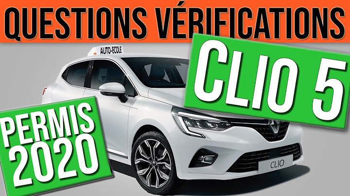 VÉRIFICATIONS PERMIS - CLIO 5