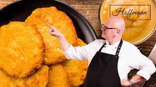 Knusprige Kartoffelpuffer I  Einfache Zubereitung I Reibeplätzchen I @CALLEkocht mit Hoffmann