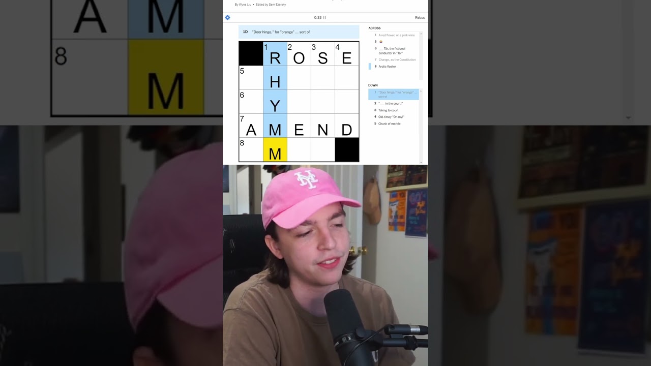 I'M A GAMER! - One Minute Mini Crossword - April 15th