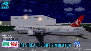RFS - Real Flight Simulator- Istanbul to New York ||Full Flight||B777||Turkish||FullHD||RealRoute