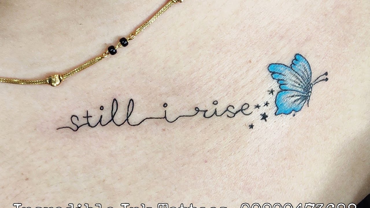 Angel ink  And still I rise floral tattoo  Facebook