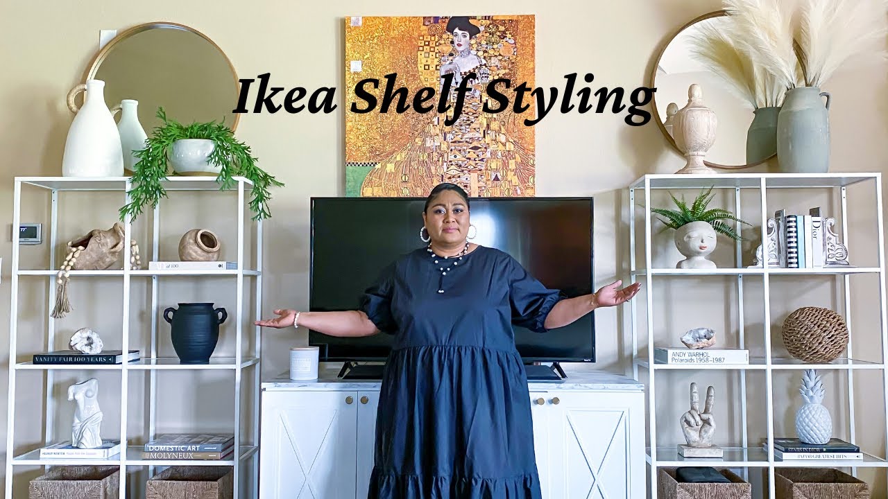 BOOKSHELF STYLING | IKEA VITTSJO | HOME DECOR | HOW TO STYLE BOOKSHELVES -  YouTube
