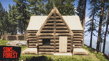 Cross Gable Roof - Sons Of The Forest House Building Tips & Tricks