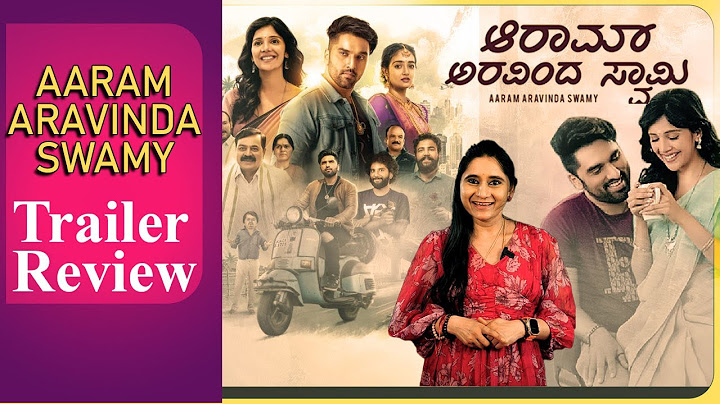 Aaram Arvindaswamy Official Trailer Review By Anchor Priya | @WinkwhistleProductions