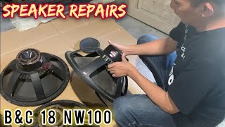 Inside the Speaker B&C 18NW100 | Speaker Review and Repair