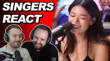 Singers React to Gigi de Lana (GG Vibes) - The Lazy Song | Reaction