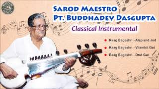 Inreco presents to you pt. buddhadev dasgupta plays sarod raag
bageshri - alap & jod, vilambit gat, drut gat. listen enjoy these
tracks. tracks ♪. bag...