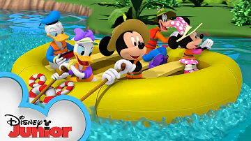 Mickey and Friends Go Rafting ⛺| Mickey Mornings | Mickey Mouse Mixed-Up Adventures | @disneyjunior