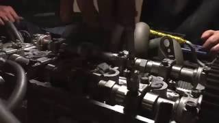 Mitsubishi evo cam caps torqued timelapse